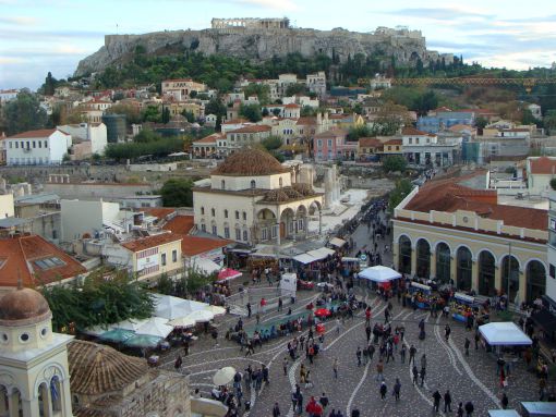 Monastiraki meydanı